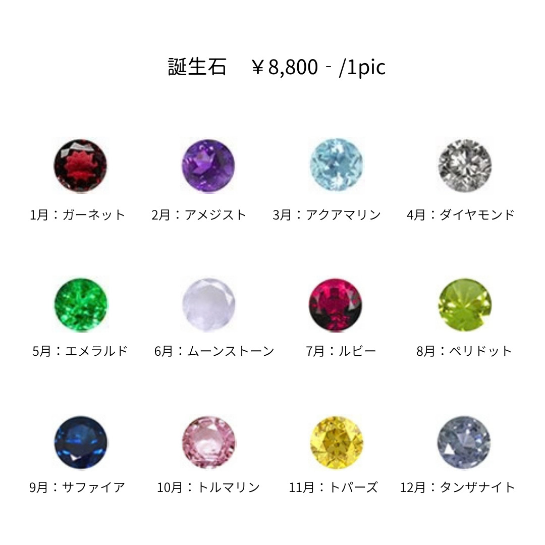 誕生石一覧